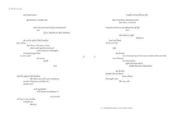 Ritnoaivi ja nieguid oaidni    ------    The Frost-haired and the Dream-seer    ---------    白霜頭と 夢見る若者    /    Nils-Aslak Valkeapää - Bilde 5